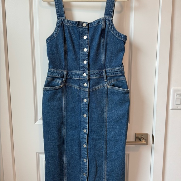 Rails Denim overall Button-Down Dress size L - Picture 1 of 8